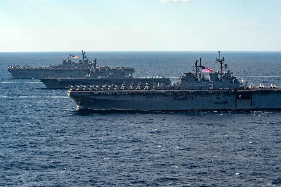 US carriers enter S. China Sea to 'counter malign influence' | ABS-CBN News