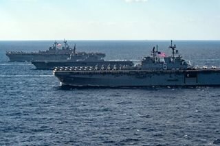 US carriers enter S. China Sea to 'counter malign influence'