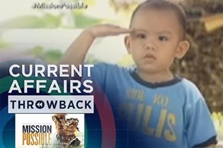 THROWBACK: Little police officer inspired by Cardo of 'Ang Probinsyano'