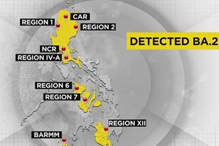 DOH says Omicron sublineage predominant in NCR, other regions