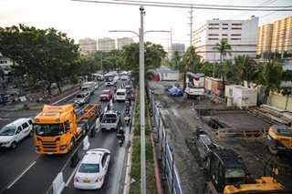 Roxas Boulevard-Libertad under repair