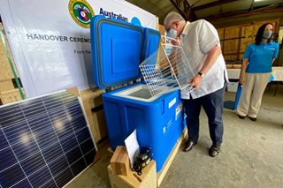 Solar-powered refrigerators for vaccine supply
