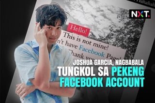 Joshua Garcia, nagbabala ukol sa fake Facebook account