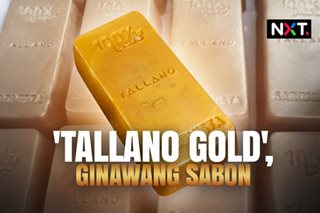 Tallano Gold', ginawang sabon 