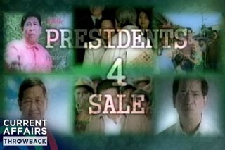 BALIKAN: Presidents for sale