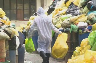 Tambak ng hospital waste sa Lucena inimbestigahan ng DENR