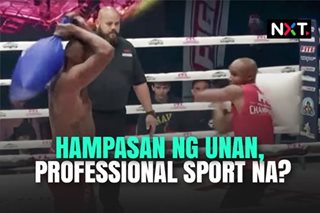 Hampasan ng unan, professional sport na? 