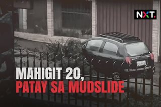 Mahigit 20, patay sa mudslide 