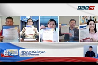 Presidential candidates hash out platforms, plans in KBP forum