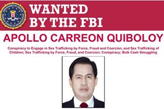 Quiboloy placed on FBI’s most wanted list