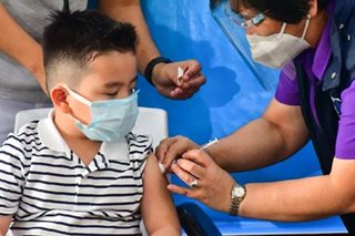 Mga batang 5-11 anyos na fully vaccinated mababa pa ang bilang
