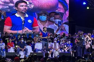 Pacquiao continues campaign in General Santos City