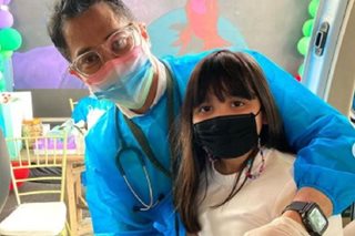 Marjorie Barretto's daughter Erich gets vaccinated