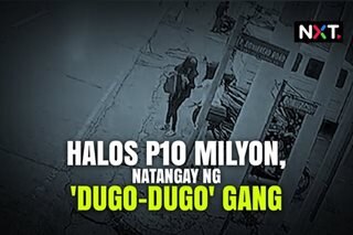 Halos P10 milyon, natangay ng 'dugo-dugo' gang