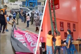 Robredo camp, supporters umalma sa Oplan Baklas