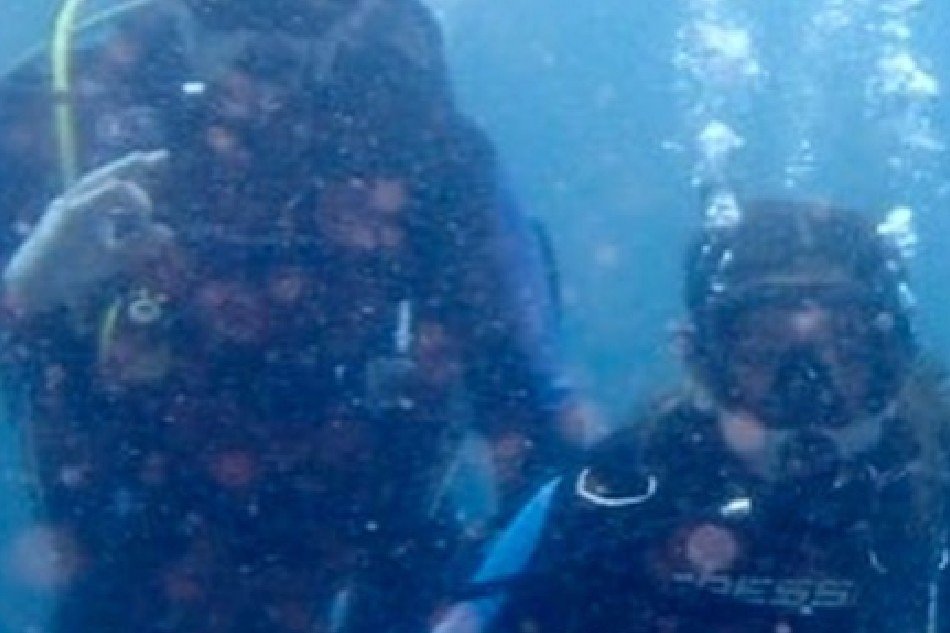 Jake Ejercito tries scuba diving with daughter Ellie ABSCBN News