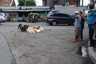 Motorcycle rider patay nang magulungan ng dump truck