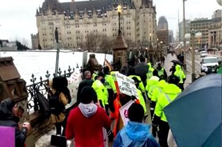 Canada clears main hub of anti-vaccine mandate protests