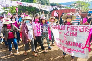 VP Leni Robredo reenacts historic march with Sumilao farmers