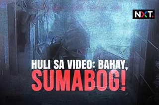 Huli sa video: Bahay, sumabog!