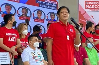 Bongbong Marcos nangampanya sa 'vote-rich' Pangasinan