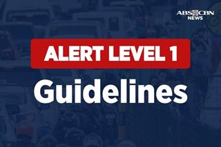 New guidelines under Alert Level 1