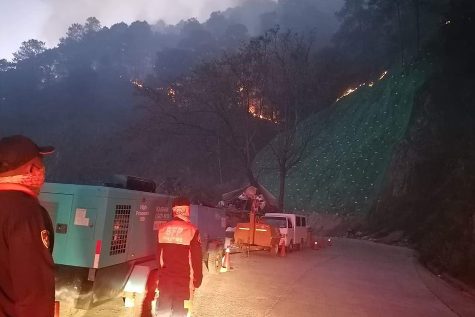 Nasa 100 ektarya ng gubat sa Benguet nasunog 2