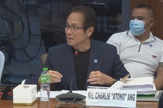 Atong Ang faces senators over missing cockfighting gamblers