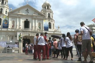 Mga deboto dagsa sa bawat misa sa unang 'Quiapo Day' na Alert Level 1