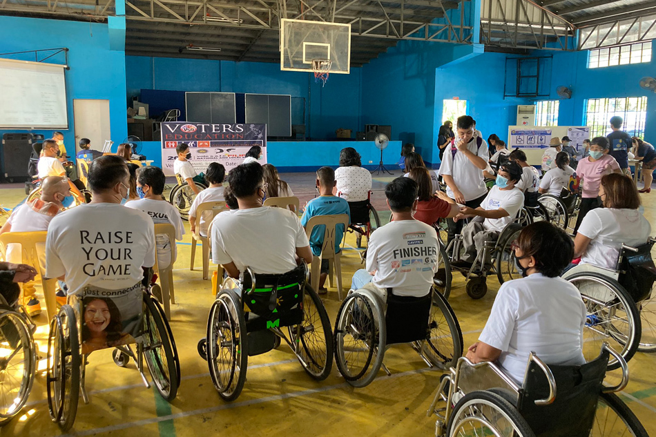 According to Comelec, more than 511,000 voters in the upcoming polls are PWDs. Jervis Manahan, ABS-CBN News