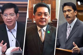 Lacson, Sotto see no problem with election lawyer Garcia in Comelec