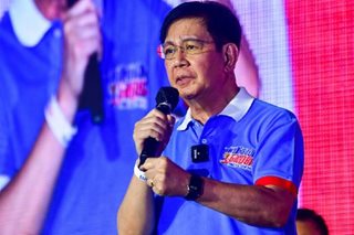 Lacson cancels campaign events in Ilocos provinces