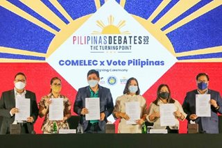 Comelec bares pres'l aspirants who have committed to join debates