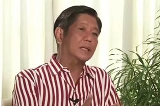 Corruption can't be stopped, Marcos Jr. says