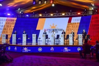 7 vice presidential bets share stage for #PilipinasDebates2022 