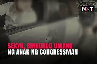 Sekyu, binugbog umano ng anak ng congressman