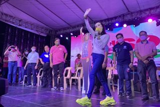 Kris Aquino makes rare appearance to campaign for Leni-Kiko tandem in Tarlac