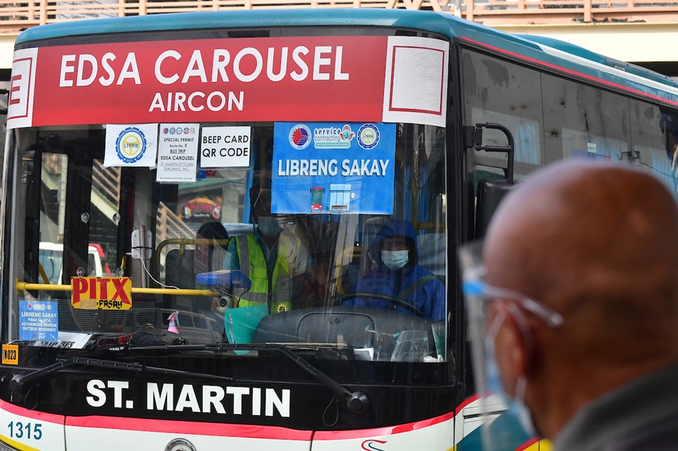 EDSA Bus Carousel sa Quezon City noong Hunyo 30, 2021. Mark Demayo, ABS-CBN News/File