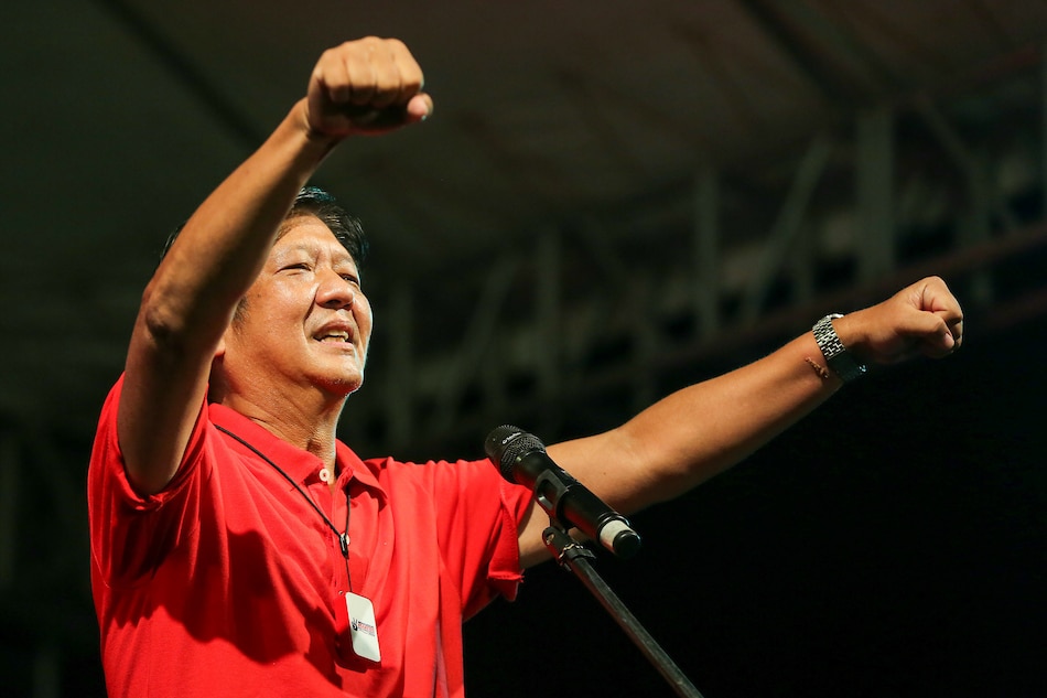Presidential candidate Ferdinand Marcos Jr. attends a campaign sortie in the town of Narvacan in Ilocos Sur on February 17, 2022. Jonathan Cellona, ABS-CBN News