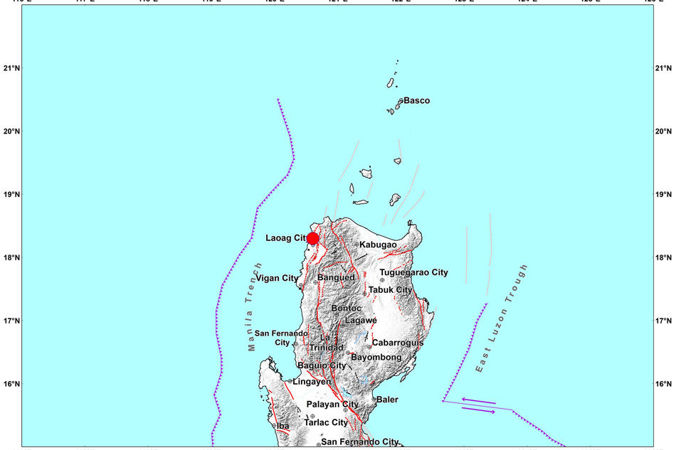 Magnitude 4.0 quake jolts Ilocos Norte