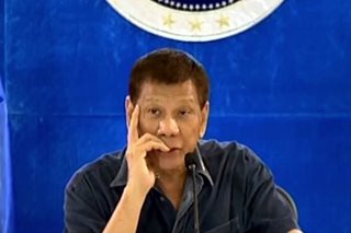 Duterte to law-enforcement groups: Submit report to ICC