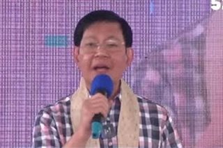 Ping Lacson di iuurong ang kandidatura