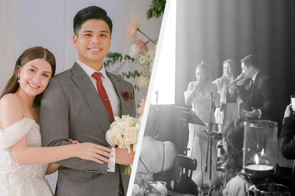 WATCH Sam Concepcion sings 'Dati' in Tippy Dos Santos' wedding ABS