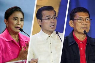 Robredo wants law vs political turncoats; Isko, Leody say 2-party system is solution