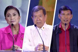 Pilipinas Debates 2022: Robredo, Gonzales, De Guzman, sinagot ang tanong sa mga 'balimbing'