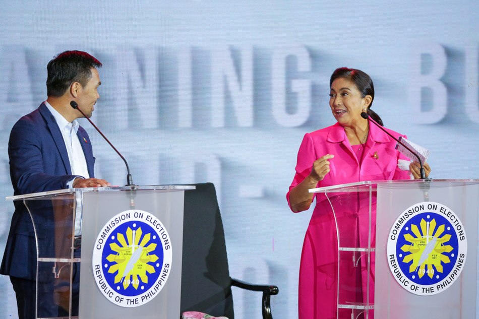 IN PHOTOS: Presidential bets share plans during Comelec 2nd presidential debate 16