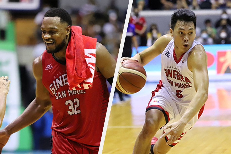 Barangay Ginebra's Justin Brownlee and Scottie Thompson are the top contenders for the Best Import and Best Player of the Conference awards, respectively. PBA Images
