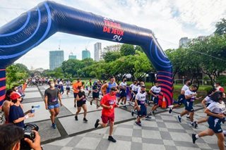 24-hour global relay Terre De Jeux in Manila