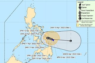 Signal No. 2 raised in several areas due to 'Agaton'