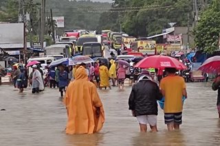 TIGNAN: Pagbaha dulot ng Bagyong Agaton sa Visayas